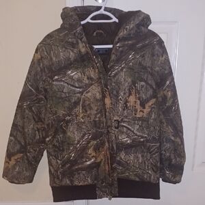 Carhartt Brown Camouflage Quilted Jacket